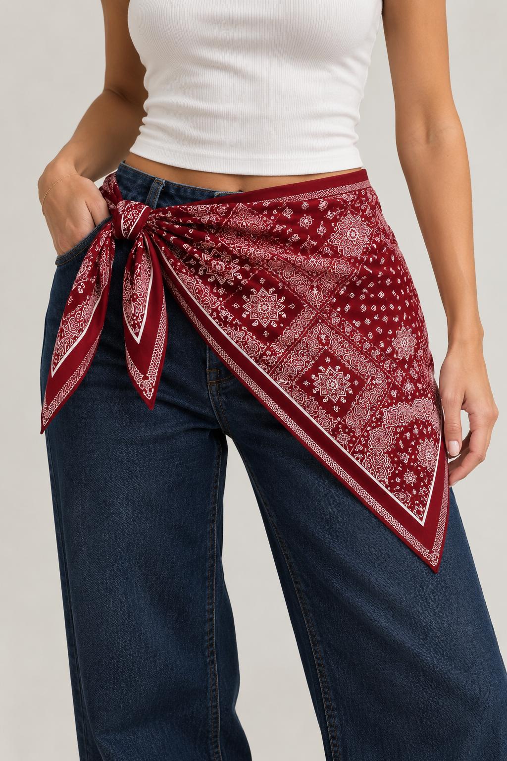 Bandana Pasley Rojo