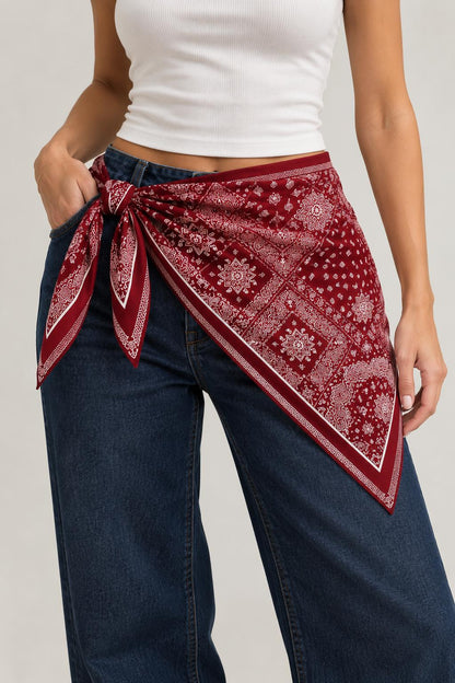 Bandana Pasley Rojo