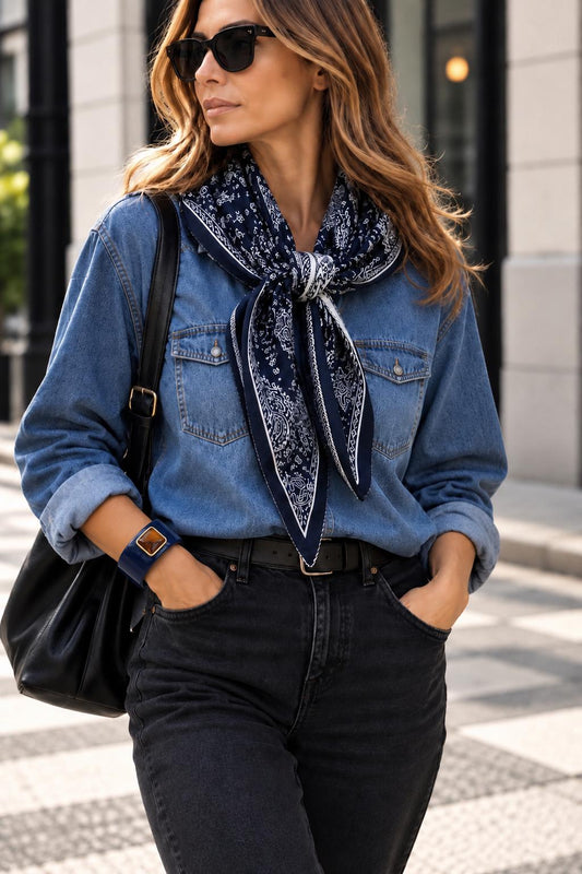 Bandana Pasley Azul