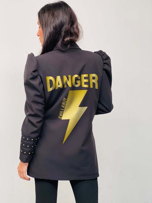 BLAZER ABULLONADA TACHUELAS DANGER