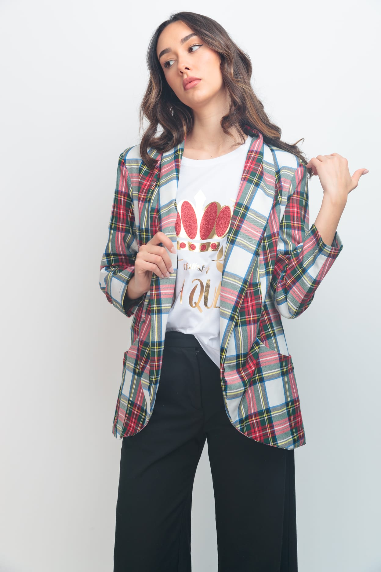 BLAZER TARTAN QUEEN