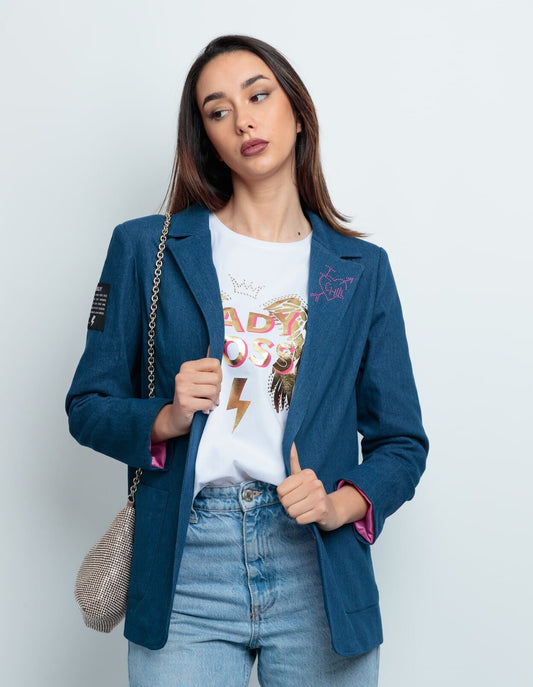 BLAZER VAQUERA LADY BOSS ALAS DORADO