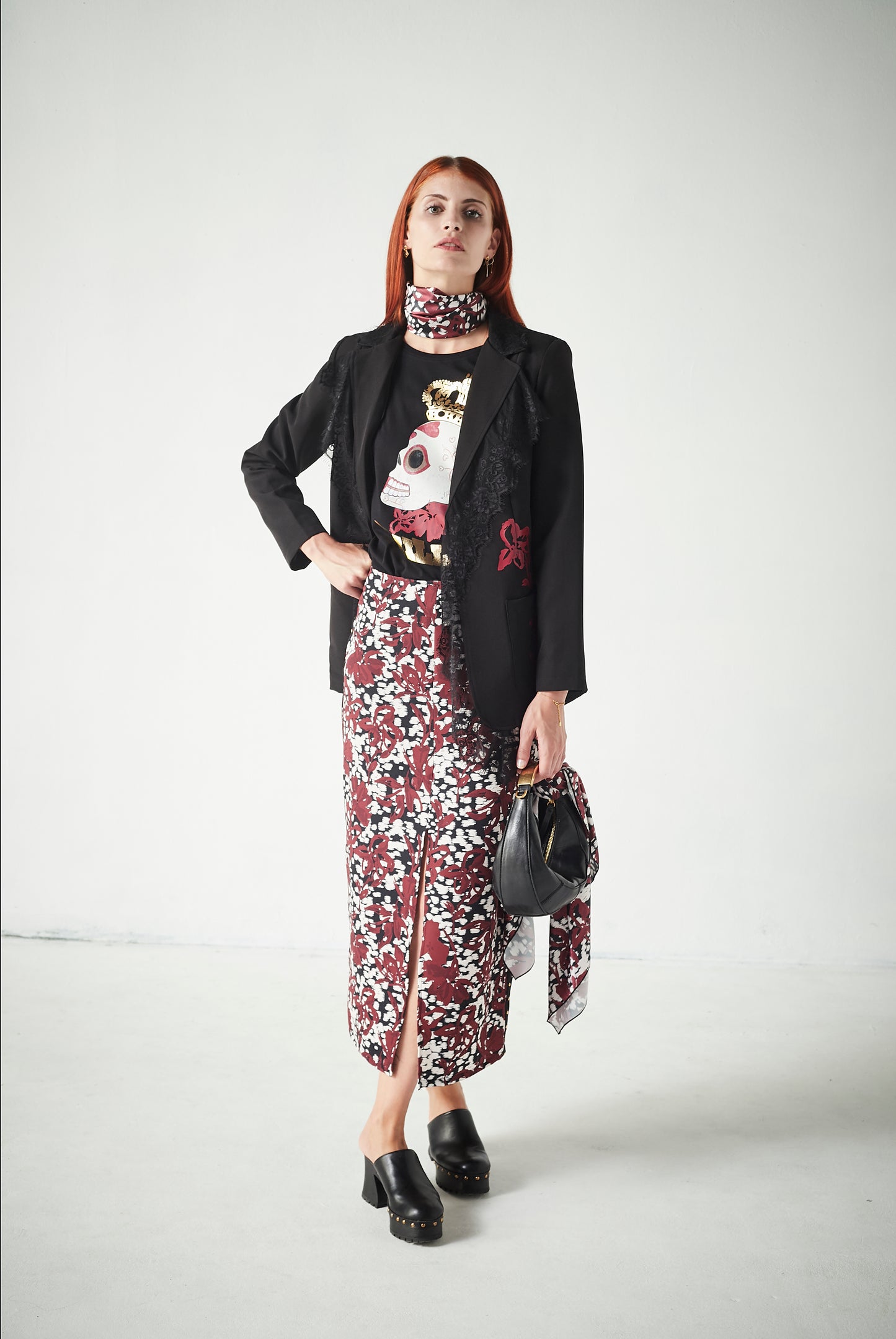 Blazer Lace Skull Dots