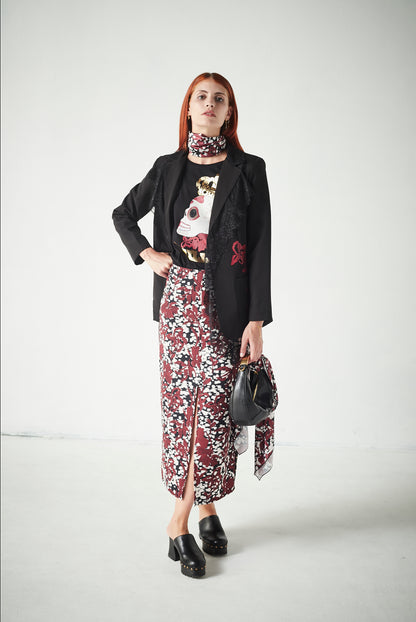 Blazer Lace Skull Dots