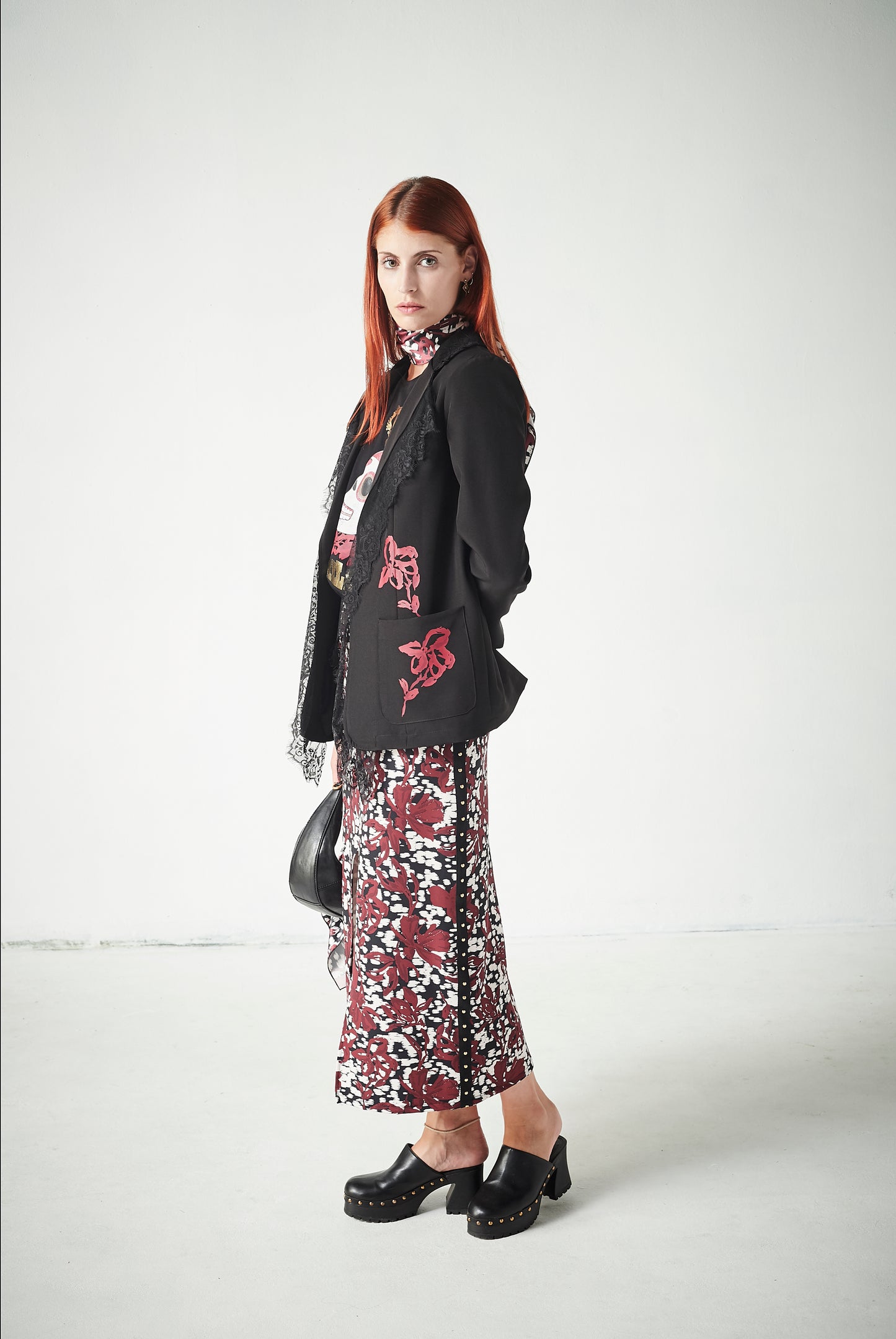 Blazer Lace Skull Dots