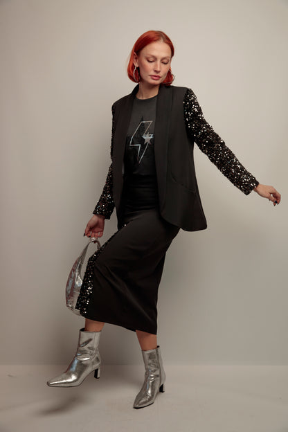 Blazer Lentejuelas Rayo Tiger