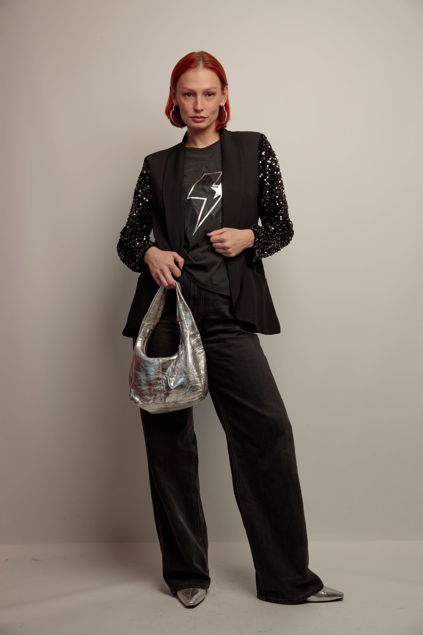 Blazer Lentejuelas Rayo Tiger