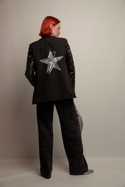 Blazer Lentejuelas Rayo Tiger