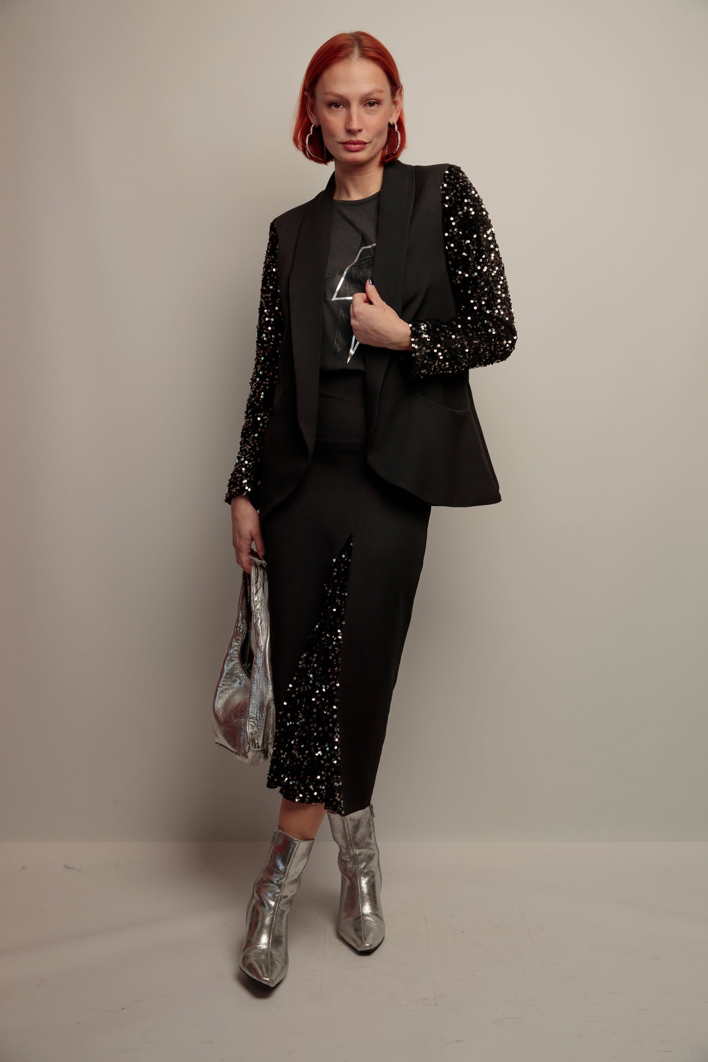 Blazer Lentejuelas Rayo Tiger