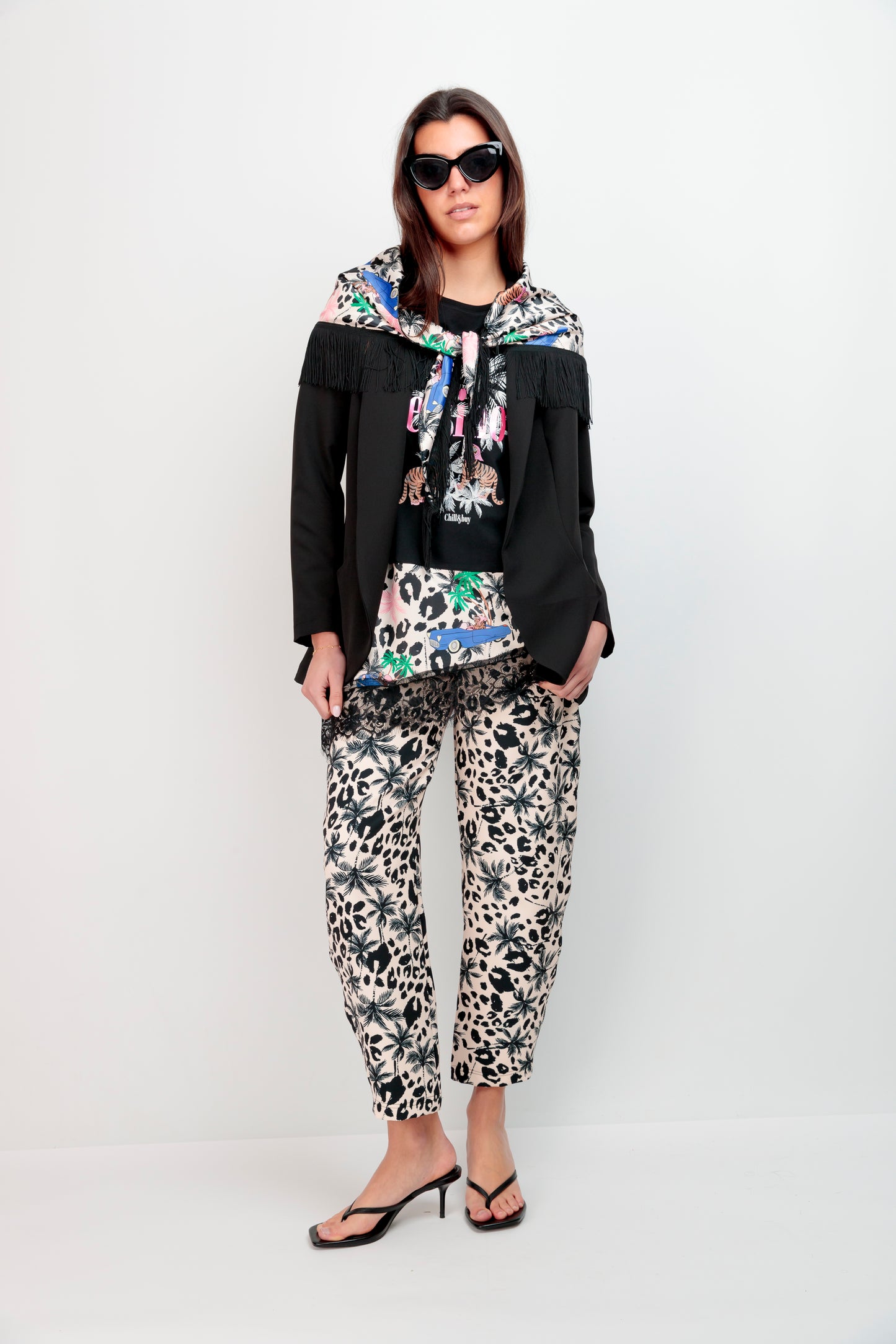 Blazer Pañuelo Flecos Car Palm