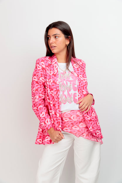 Blazer Lèvres Fumeuses