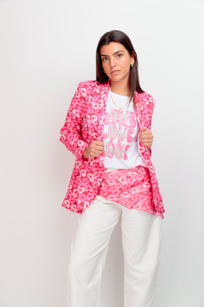 Blazer Lèvres Fumeuses