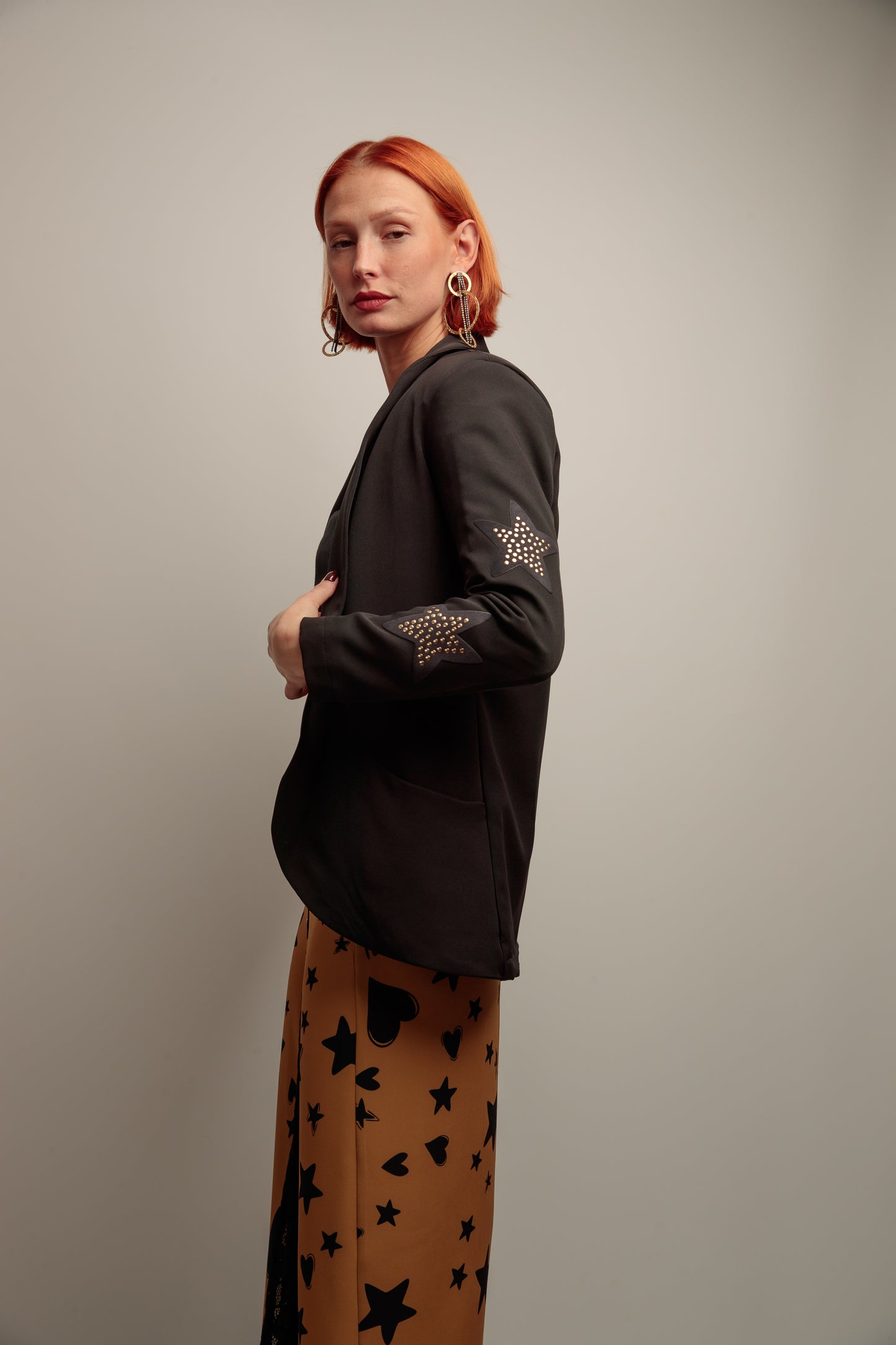 Blazer Smoking Parches Star