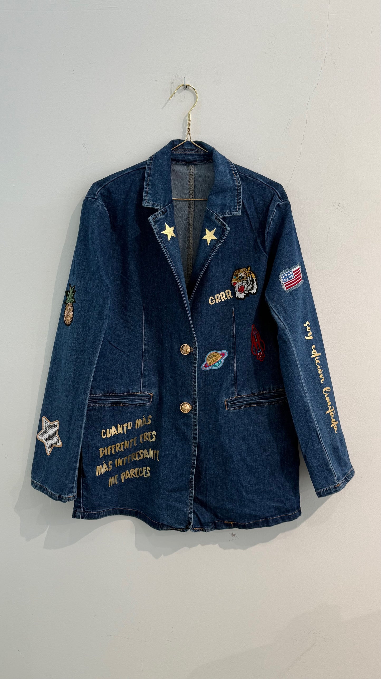 Blazer Vaquera Parches