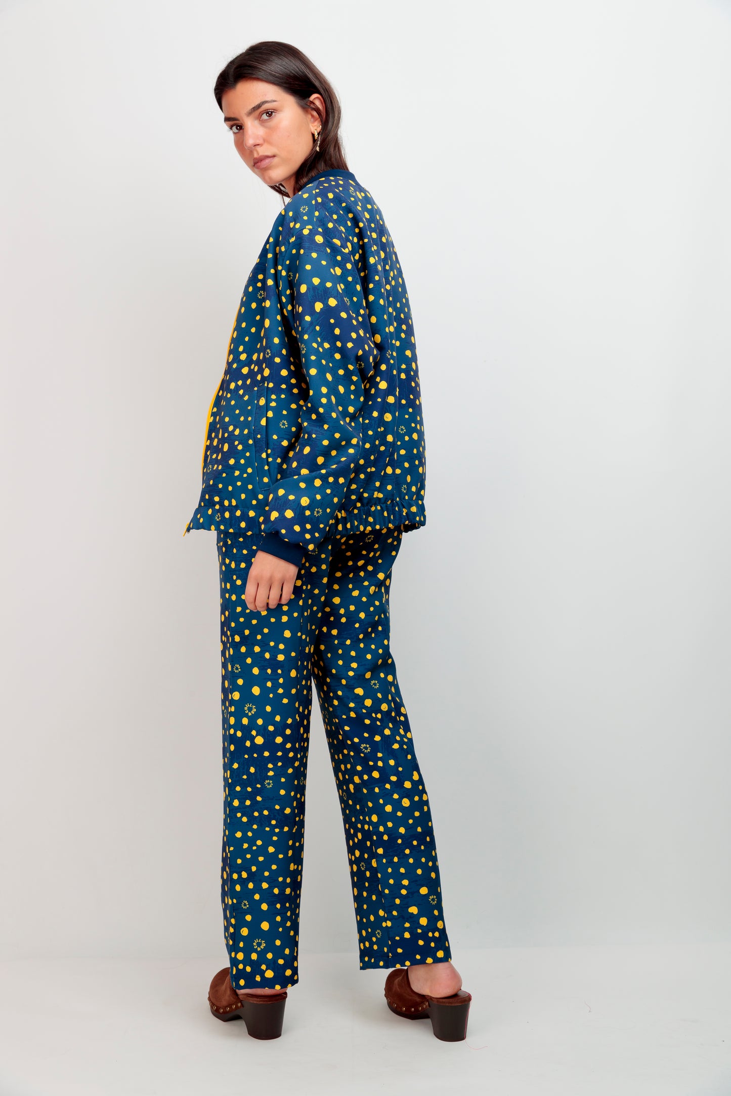 Bomber Fille à Pois