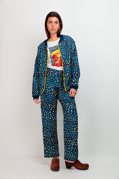 Bomber Fille à Pois