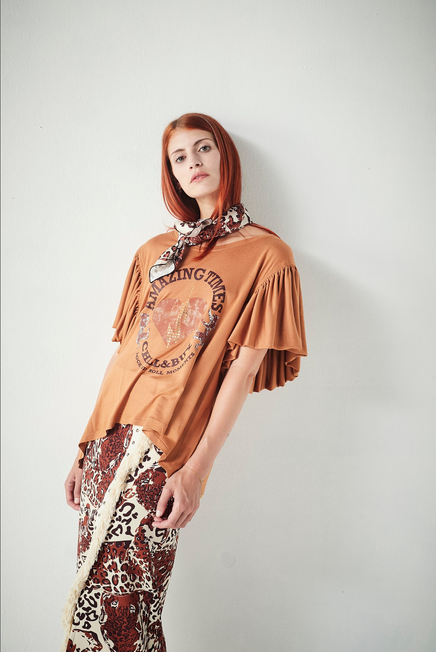 Camiseta Pétalo Amazing Brown