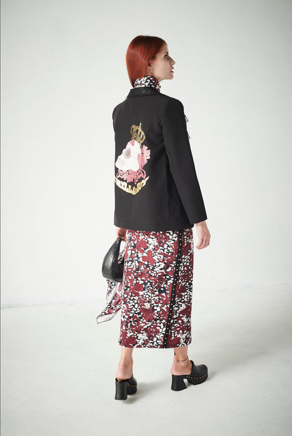 Blazer Lace Skull Dots
