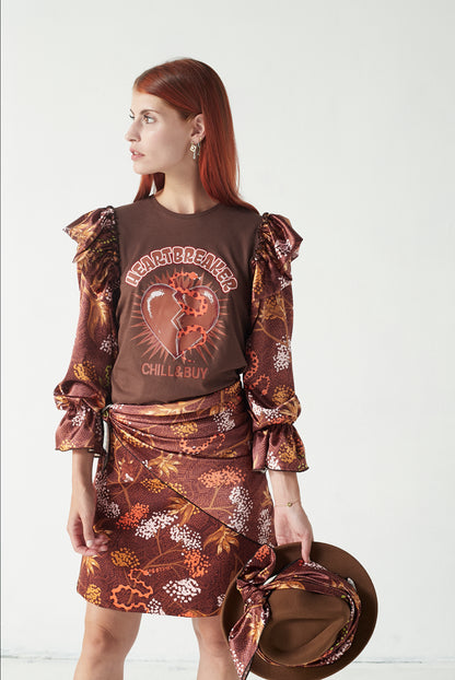 Camiseta Raíz Corazón Snake