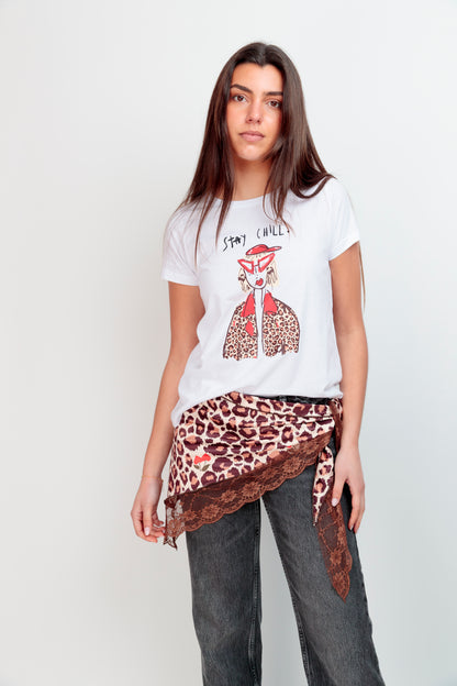 Camiseta Básica Cherry Chill