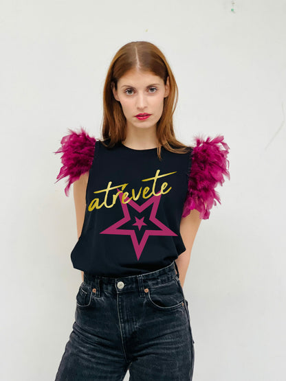 CAMI PLUMAS ATREVETE