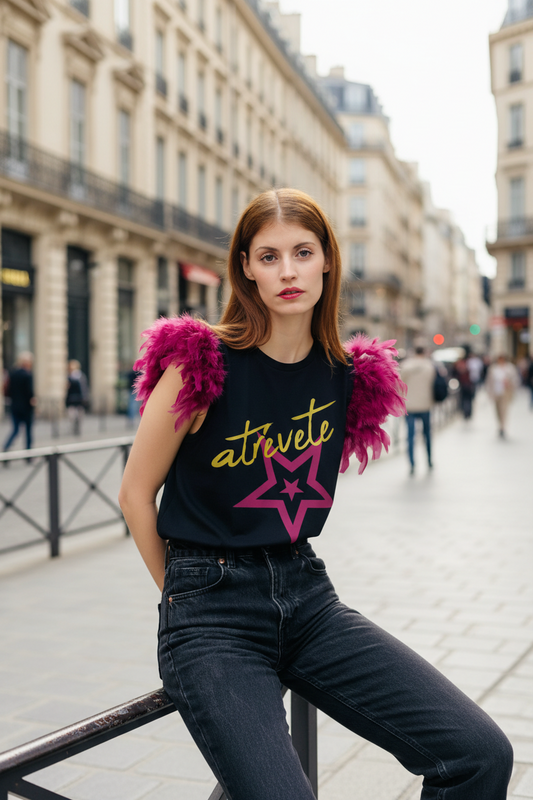 Camiseta Plumas Atrévete