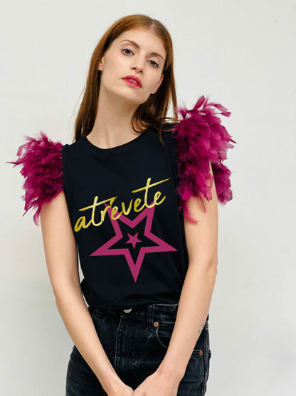 CAMI PLUMAS ATREVETE