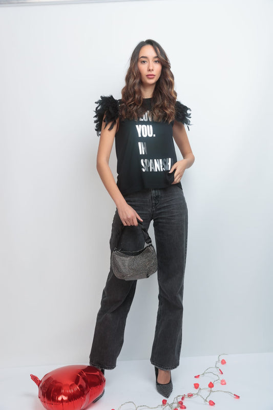 CAMI PLUMAS TACHAS SPANISH