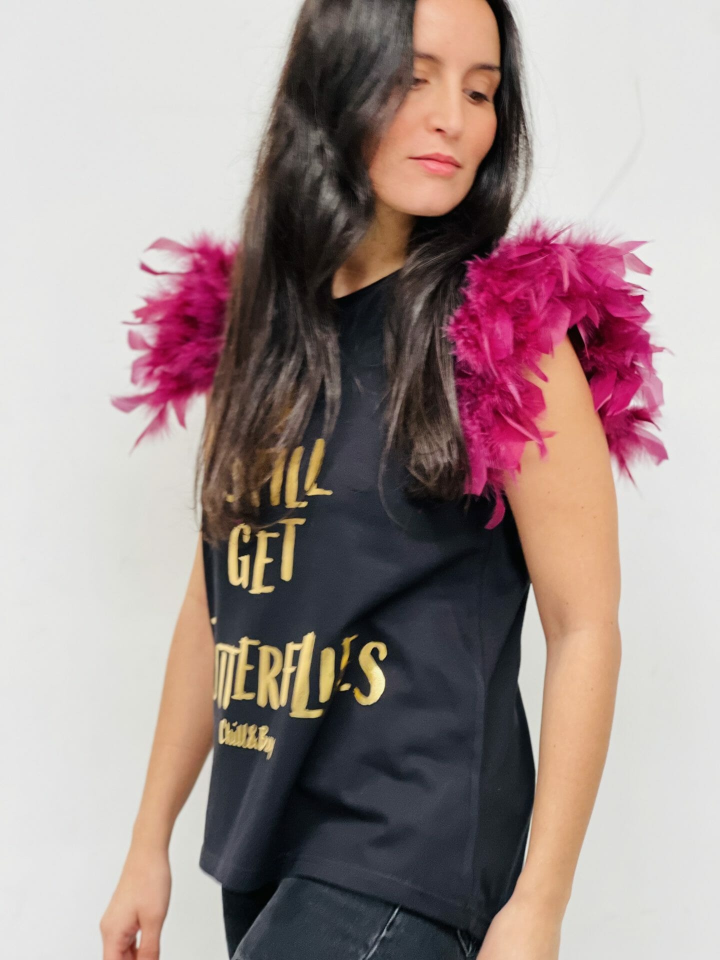 CAMI PLUMASTACHAS STILL DORADO