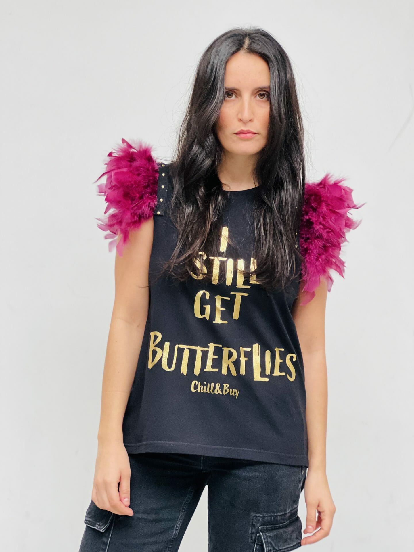 CAMI PLUMASTACHAS STILL DORADO