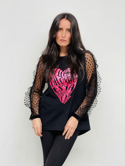 CAMI PLUMETI TERCIOPELO CORAZON FAVORITO