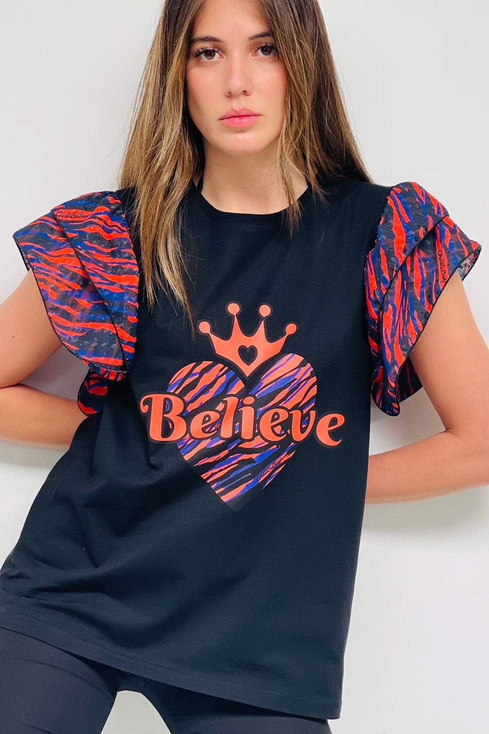 Camiseta Keira Zebra Believe