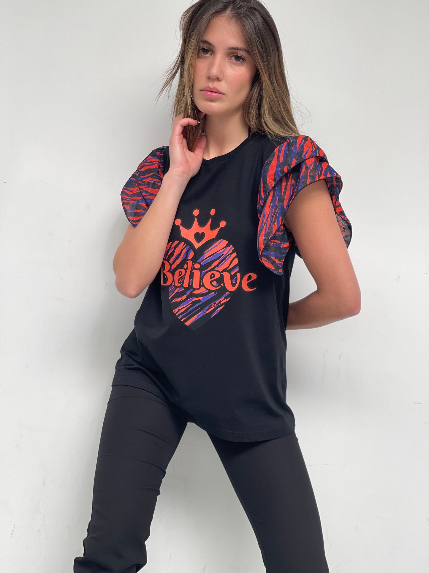 Camiseta Keira Zebra Believe