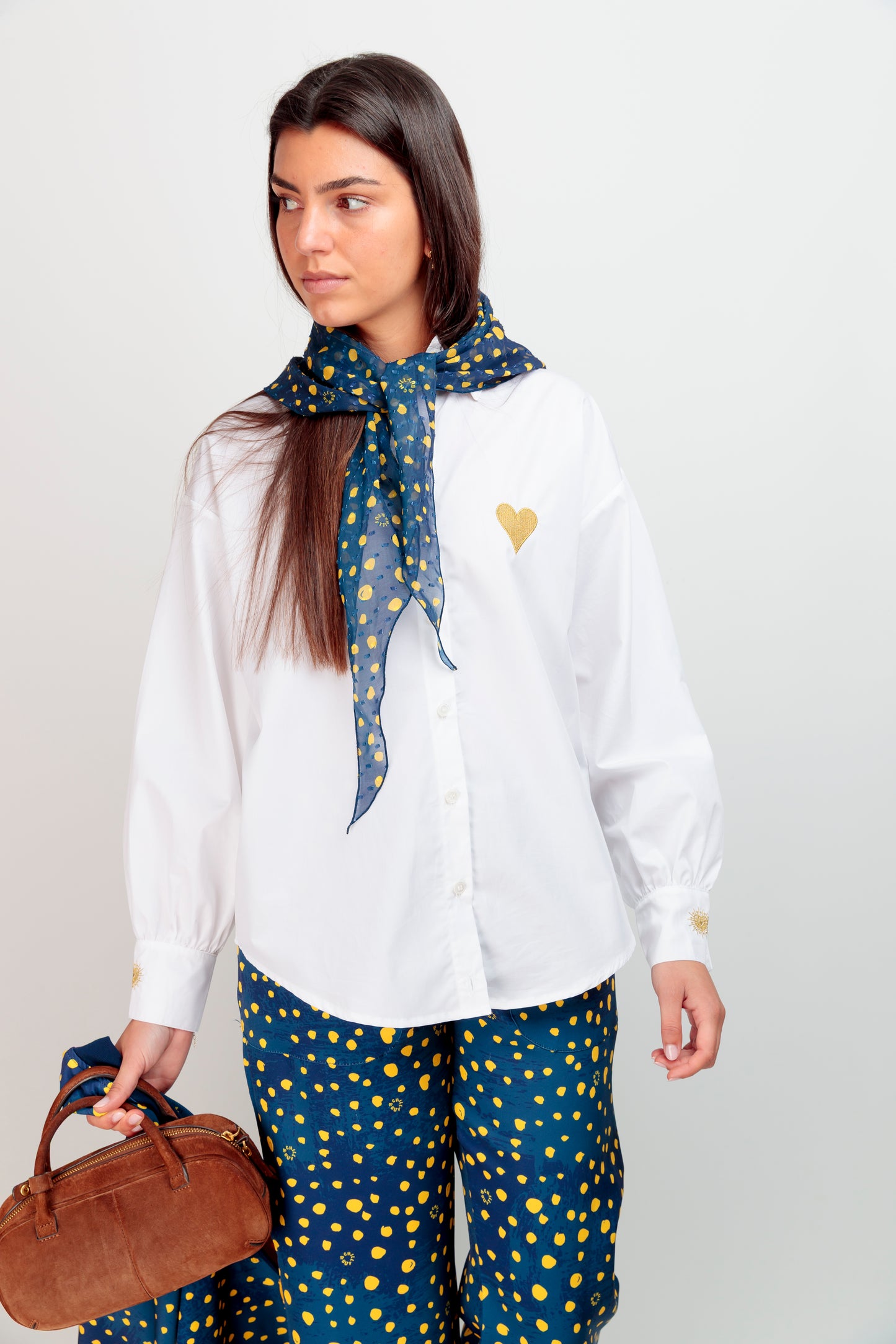 Chemise Brodé Cœur