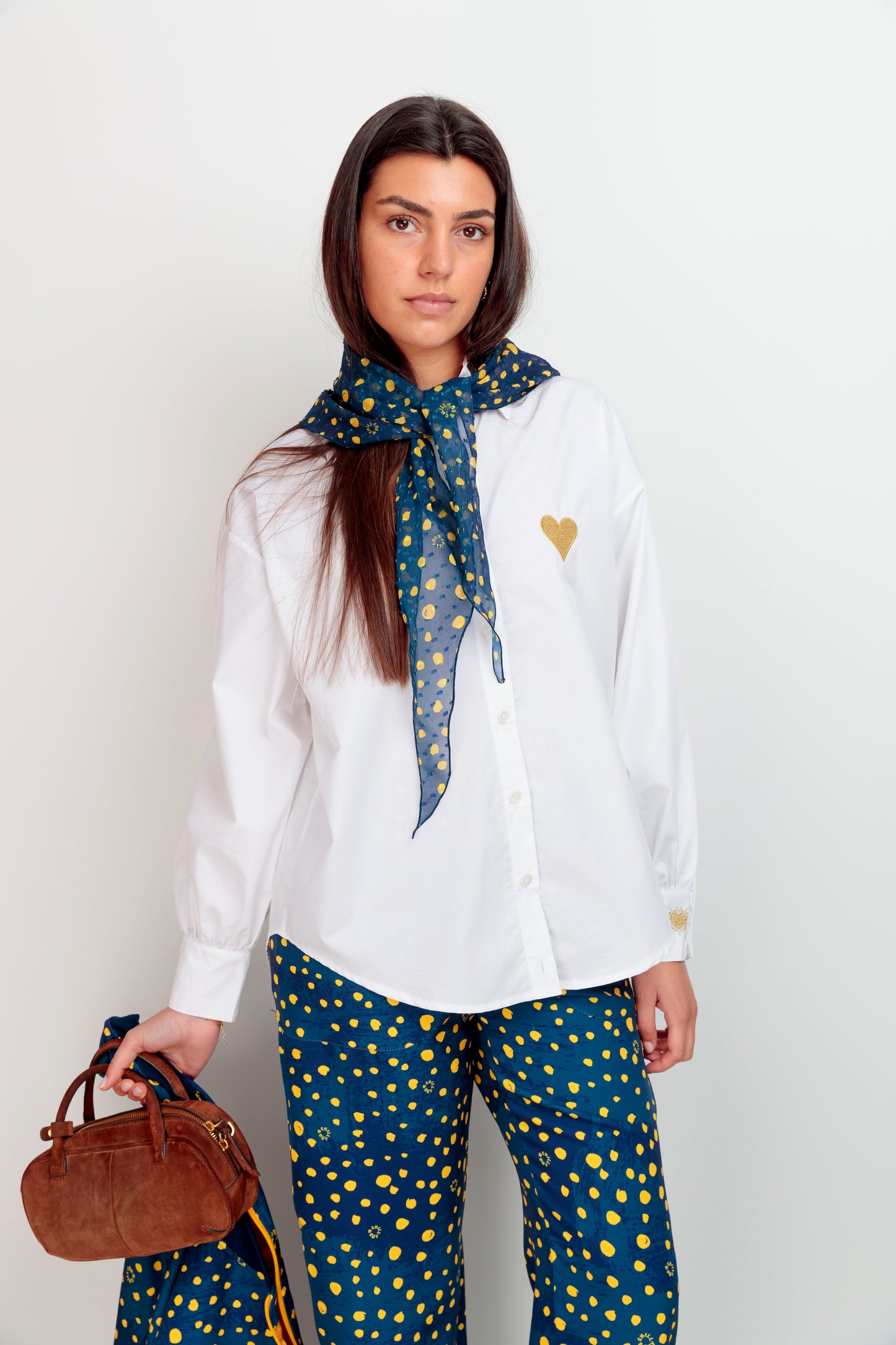 Chemise Brodé Cœur