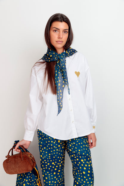 Chemise Brodé Cœur