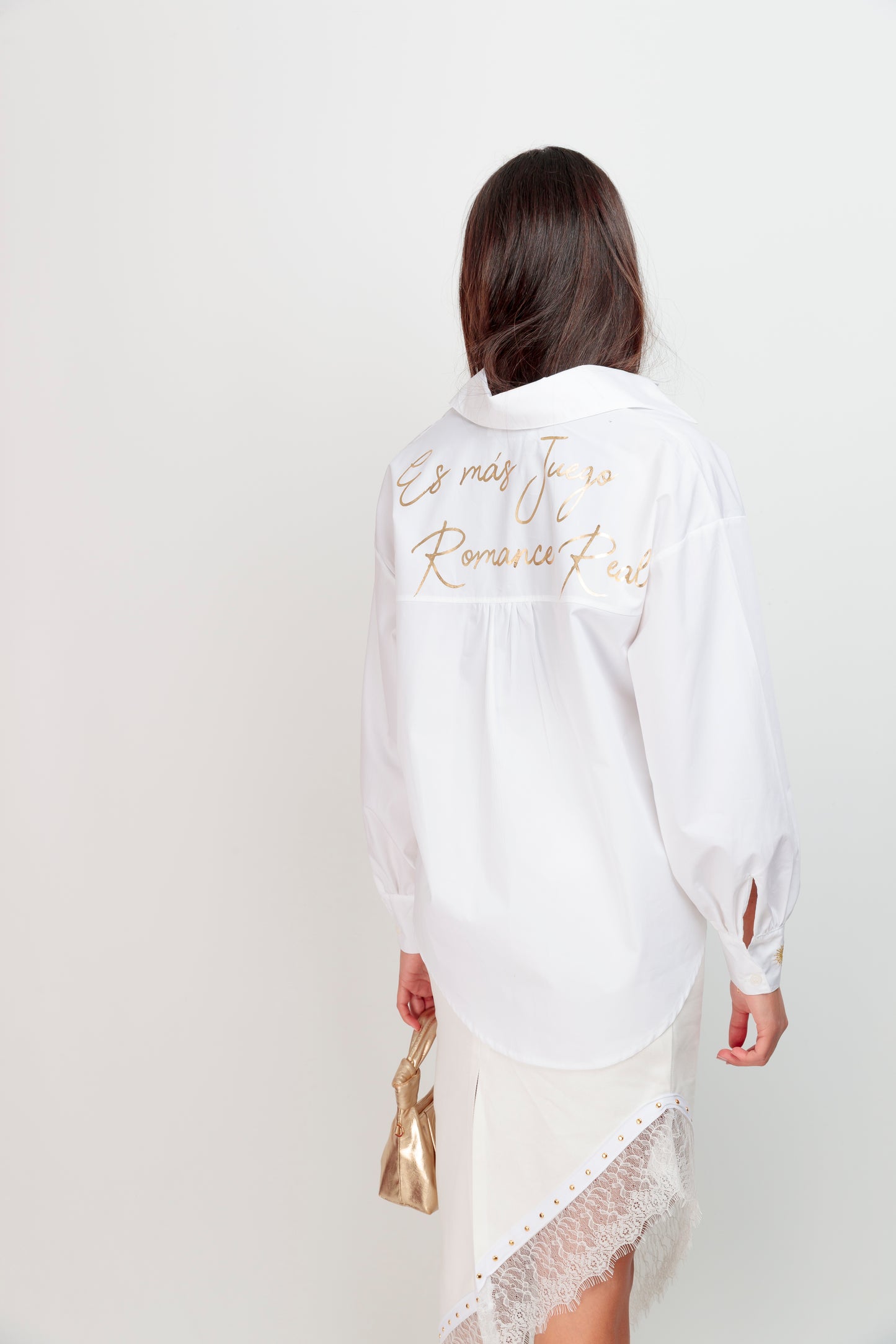 Chemise brodée Romance