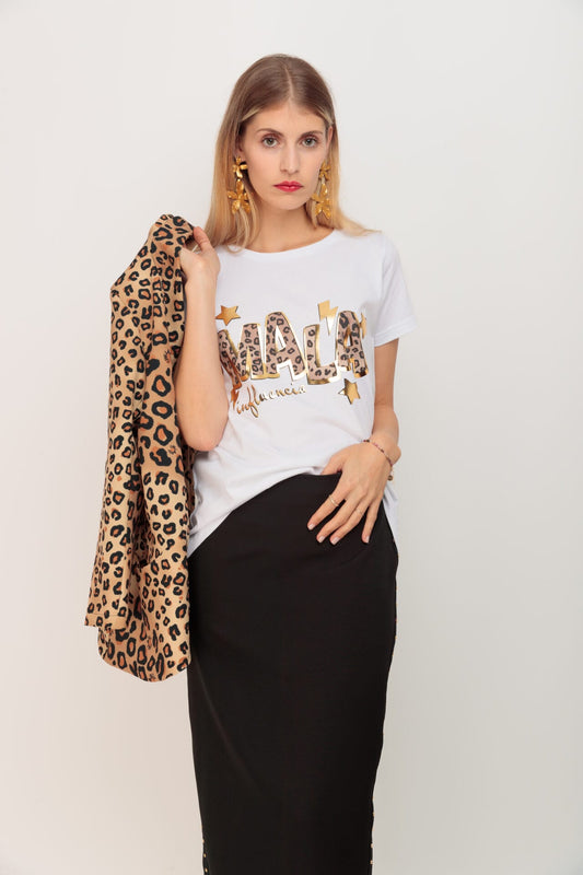 CAMISETA BASICA MALA I LEOPARD