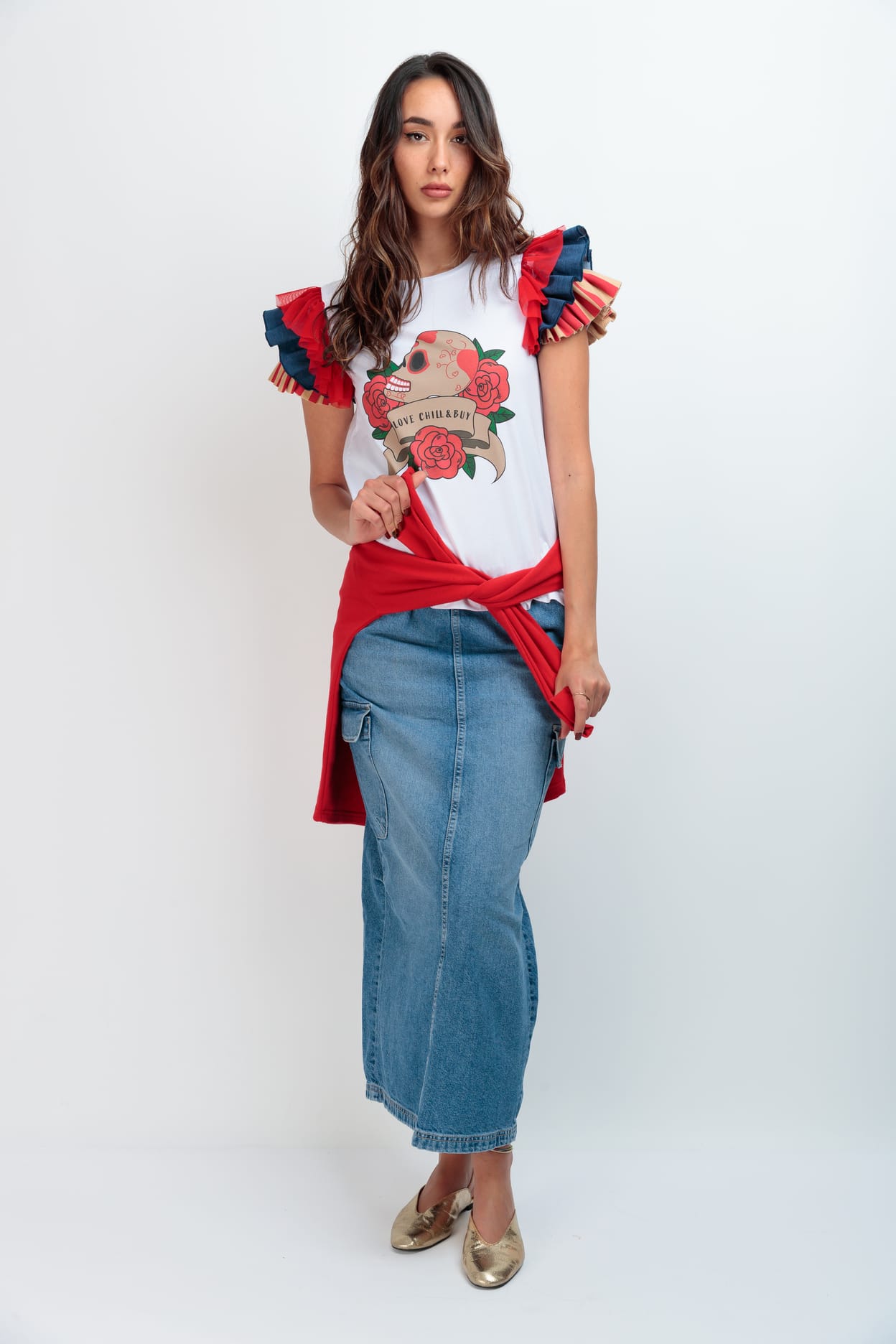 CAMISETA DEAR SKULL MOM