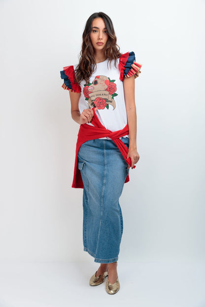 CAMISETA DEAR SKULL MOM
