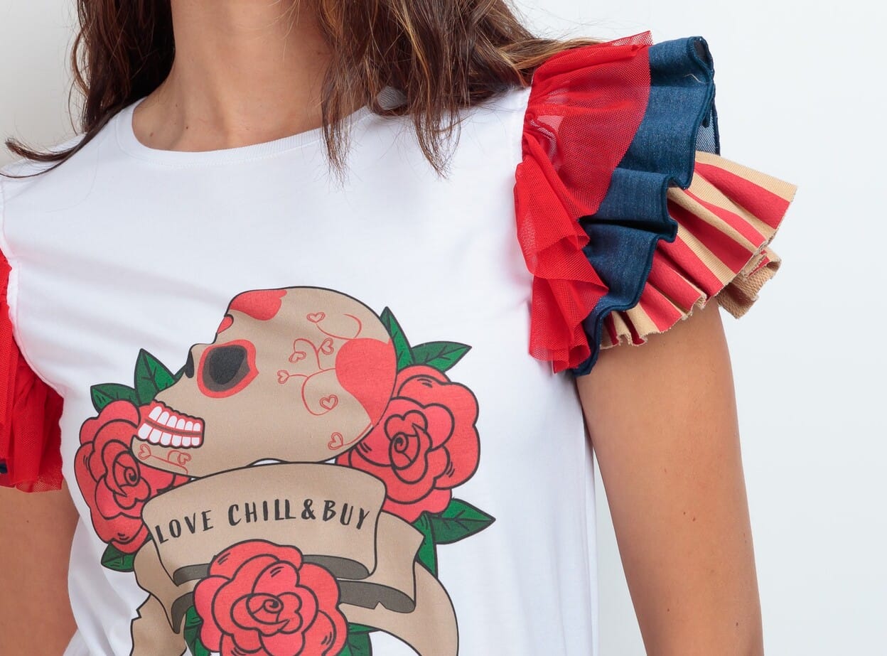 CAMISETA DEAR SKULL MOM