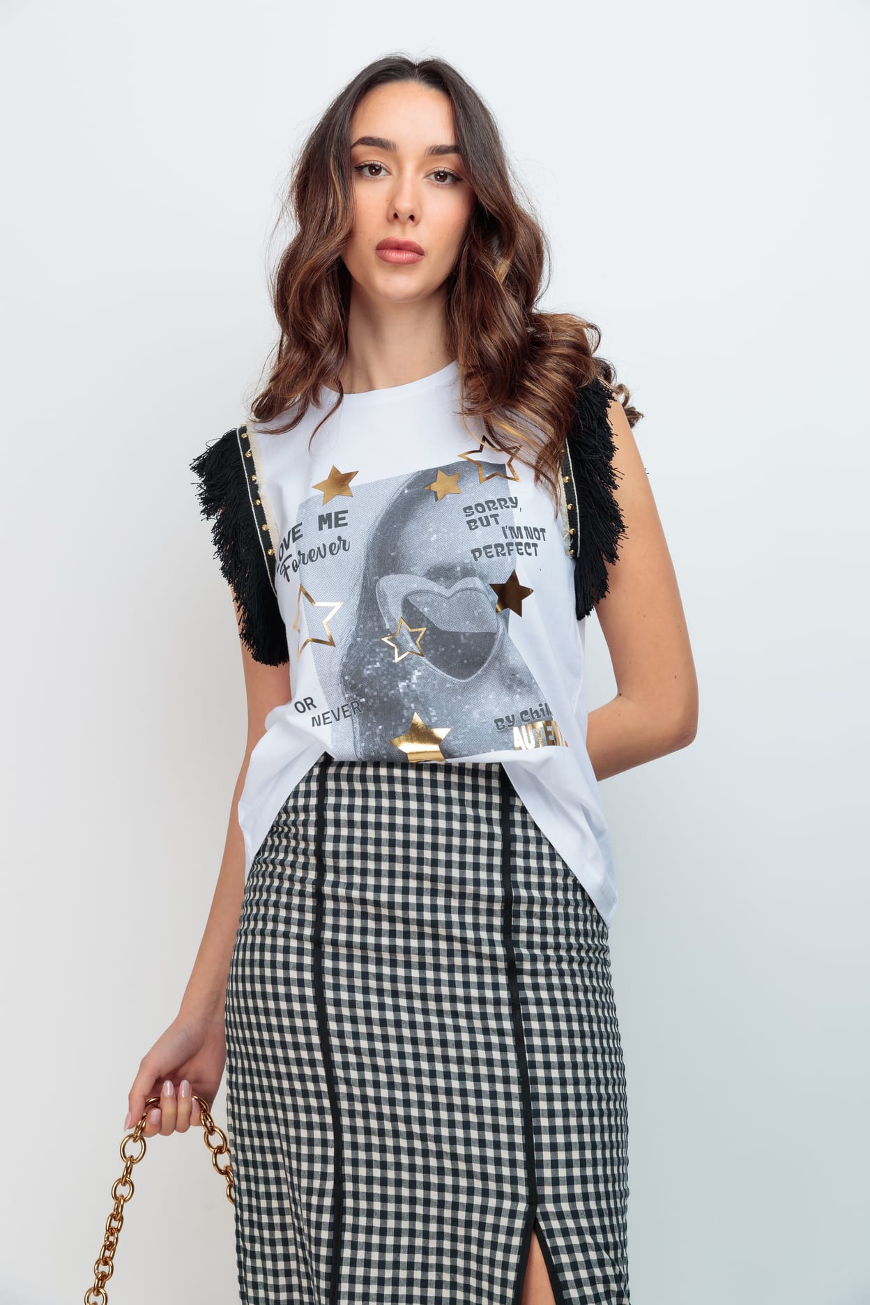 CAMISETA FLECOSTACHAS CHICA SAFARI