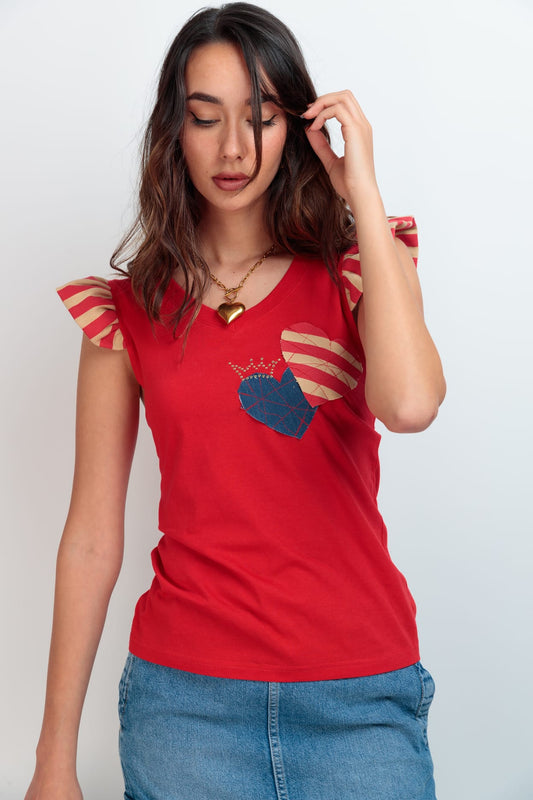 CAMISETA PICO LOVING