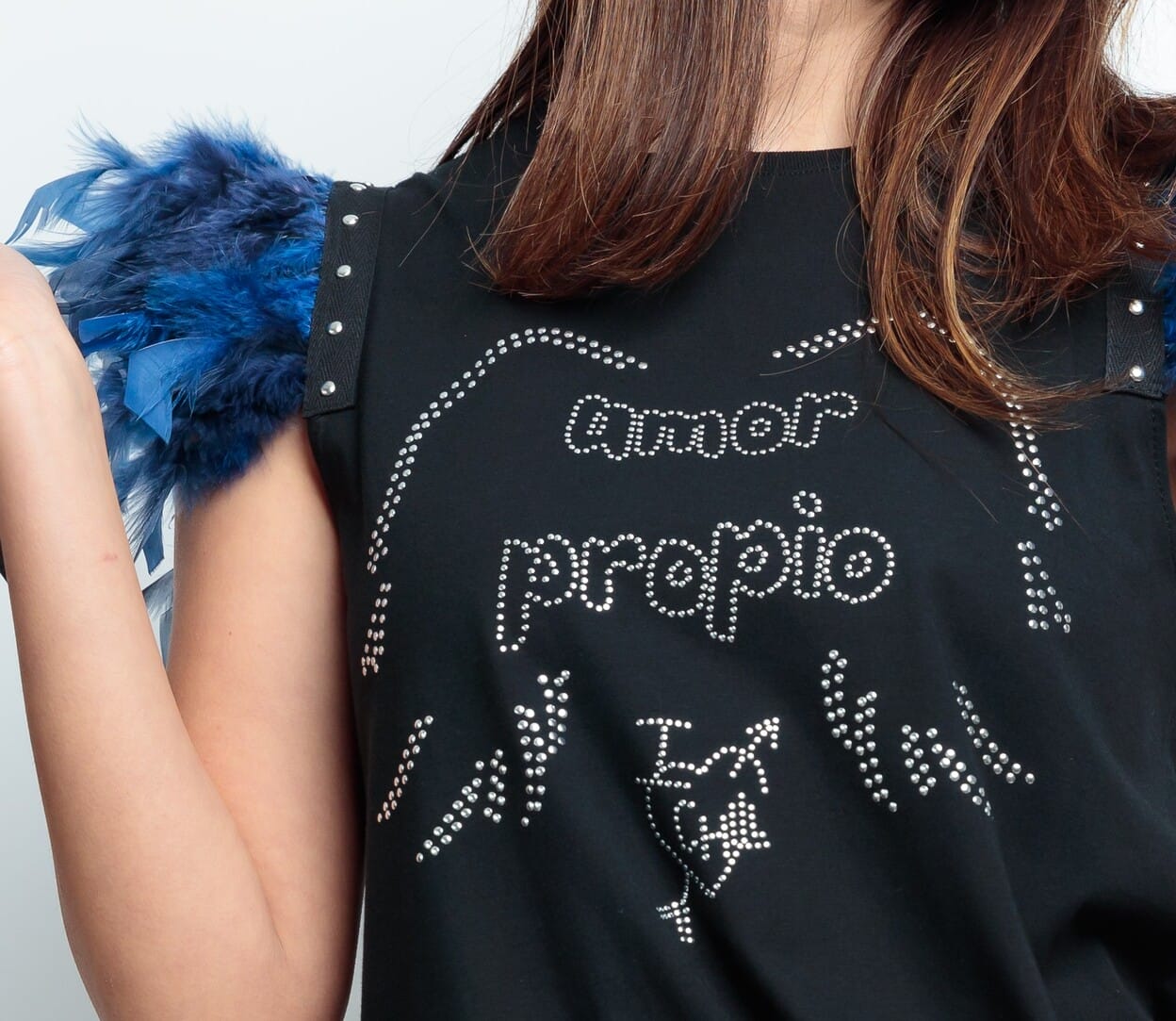 CAMISETA PLUMASTACHAS AMOR PROPIO ALAS PLATA