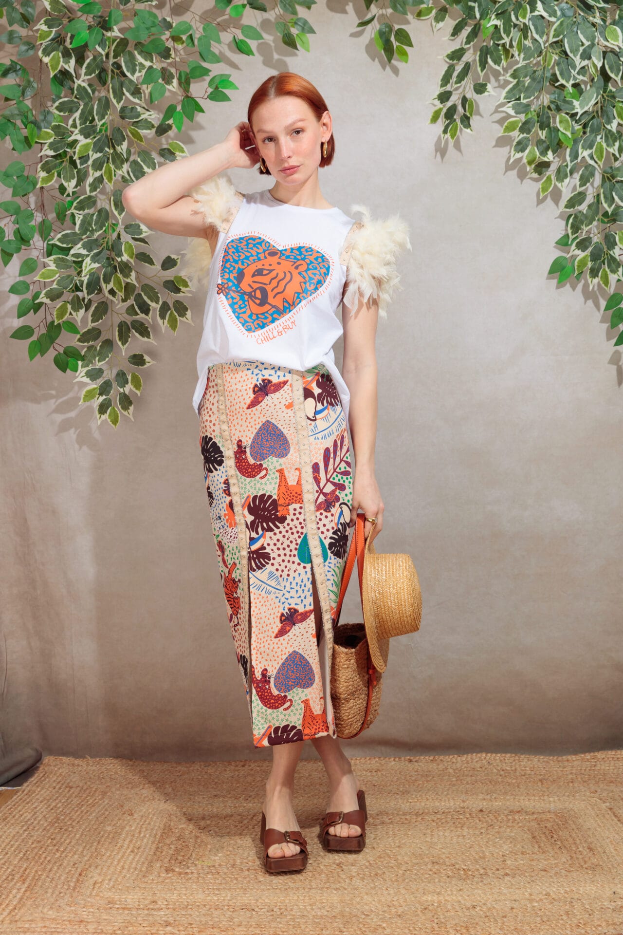 Camiseta Plumas Tigre Savanna