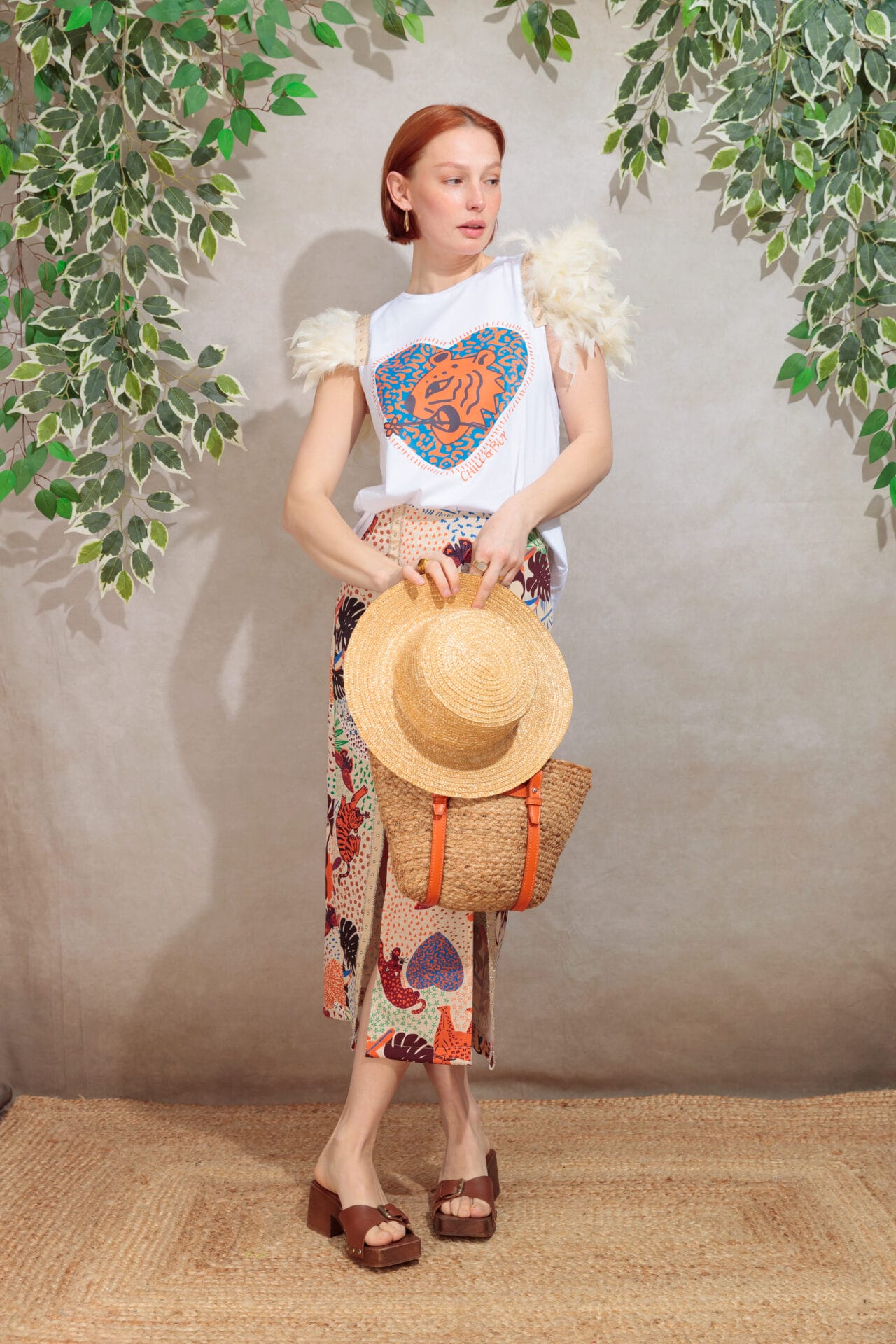 Camiseta Plumas Tigre Savanna