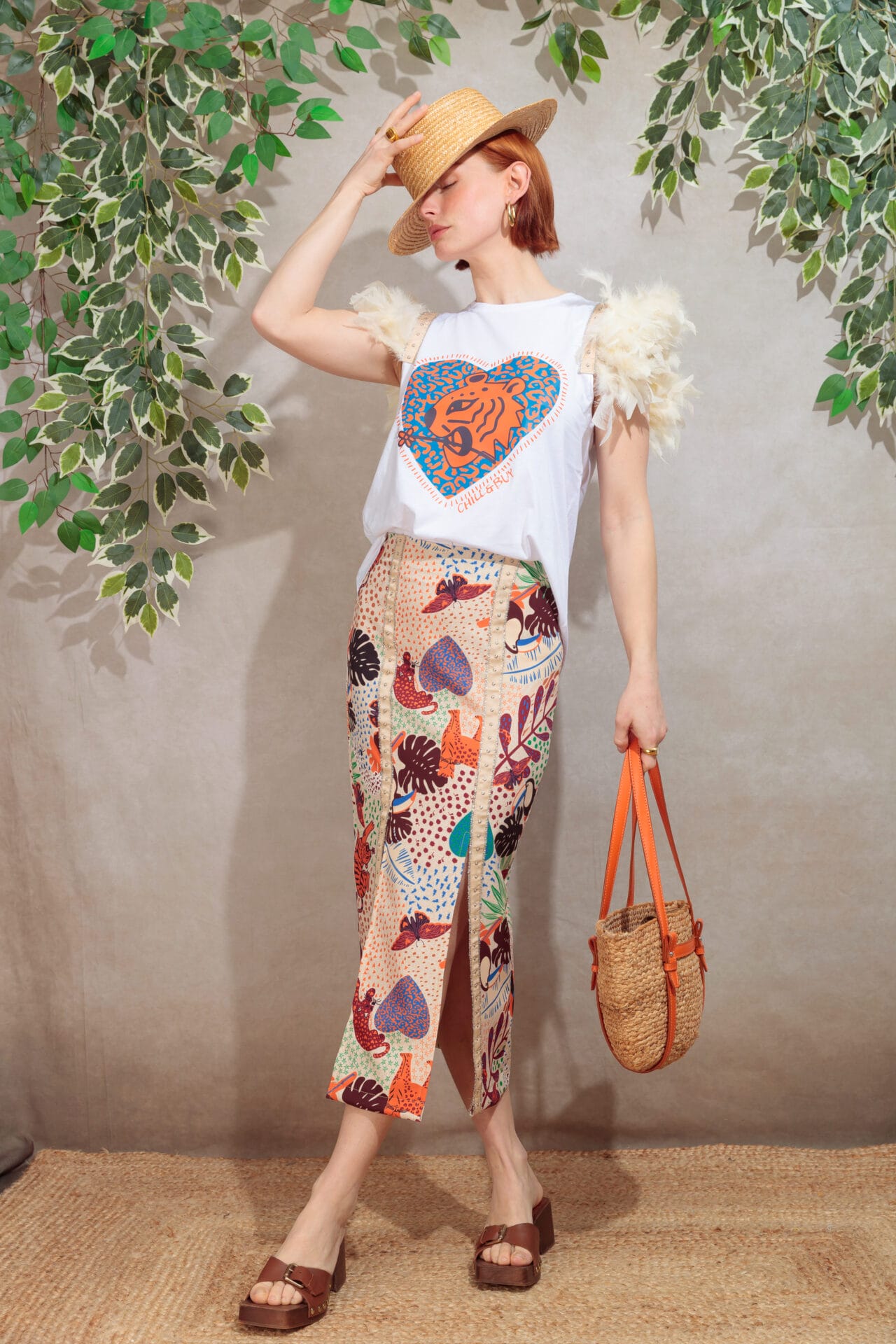 Camiseta Plumas Tigre Savanna