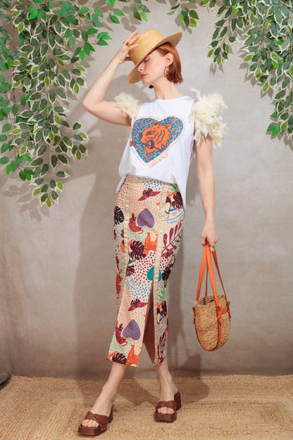 Camiseta Plumas Tigre Savanna