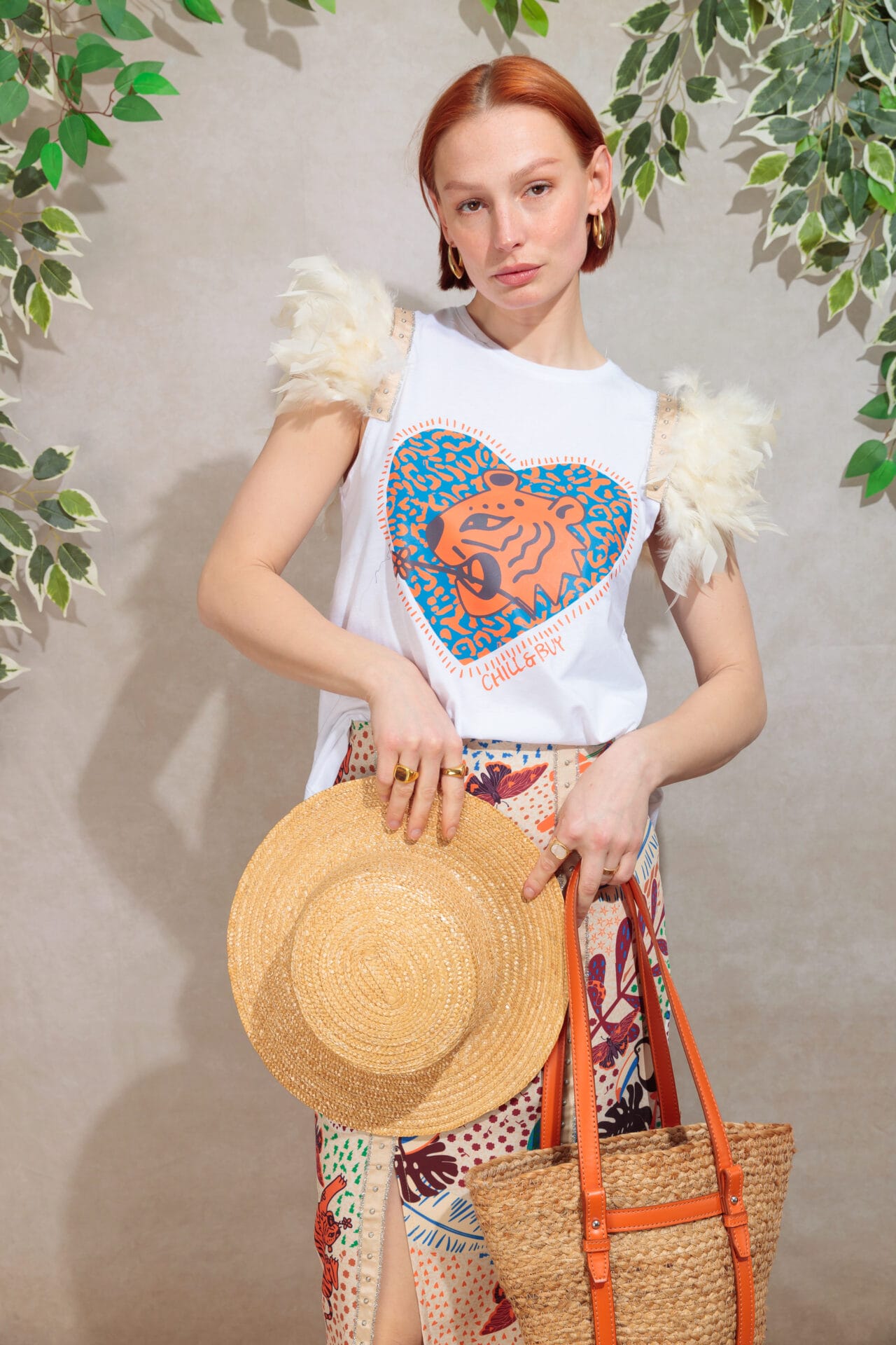 Camiseta Plumas Tigre Savanna