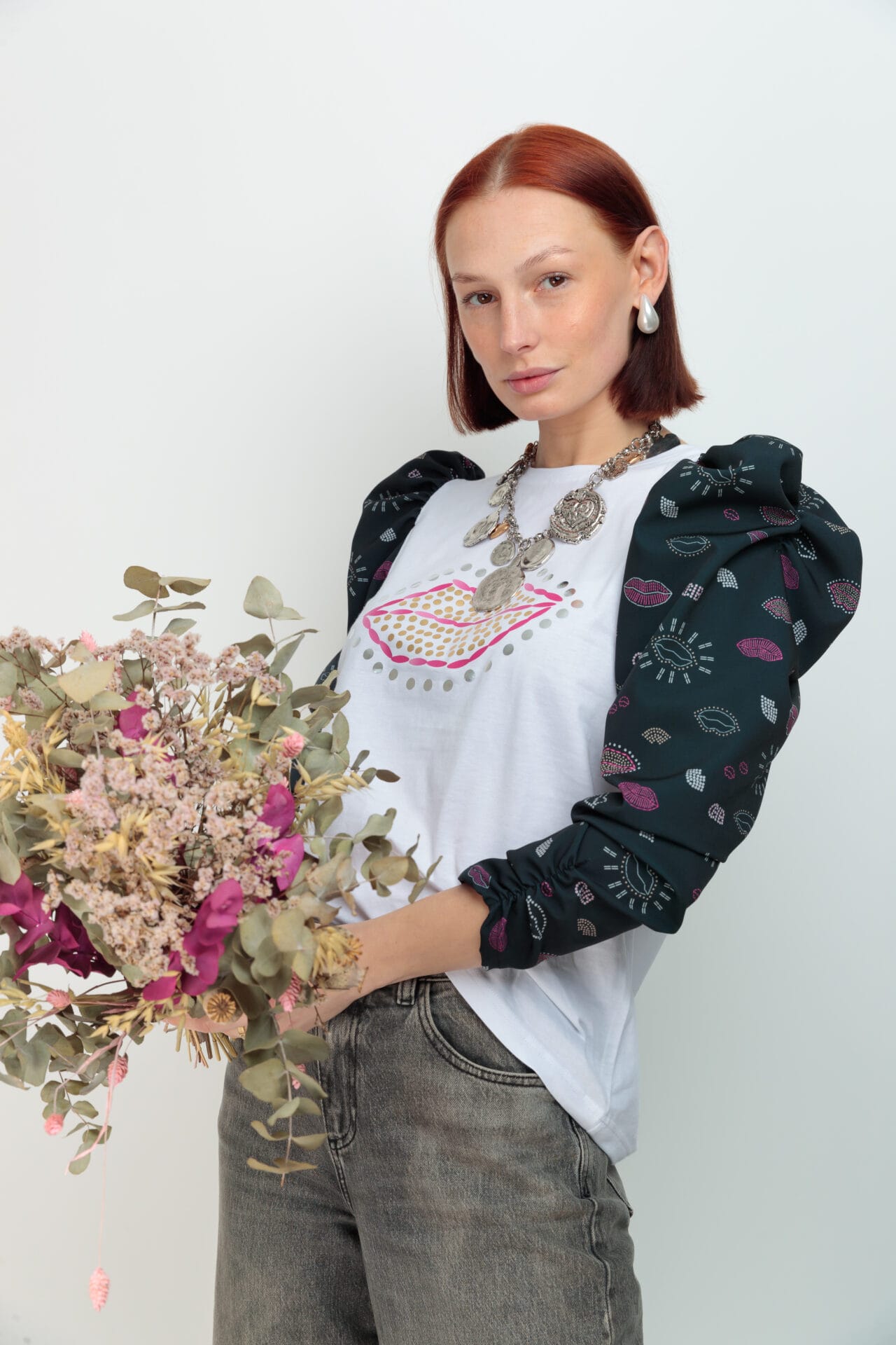 CAMISETA ROMANCE DESEO BOCA MIX